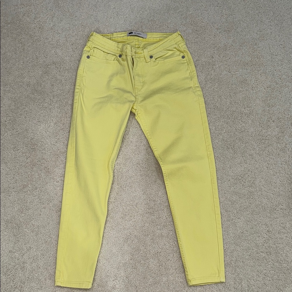 Women’s Yellow Slim Jeans